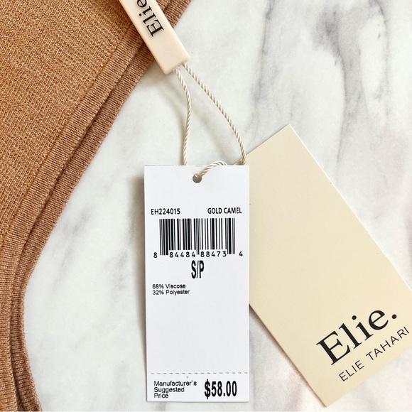 NWT Elie Tahari Knit Top - Picture 3 of 3